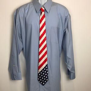 Enigma Stars and Stripes Flag Tie Patriotic